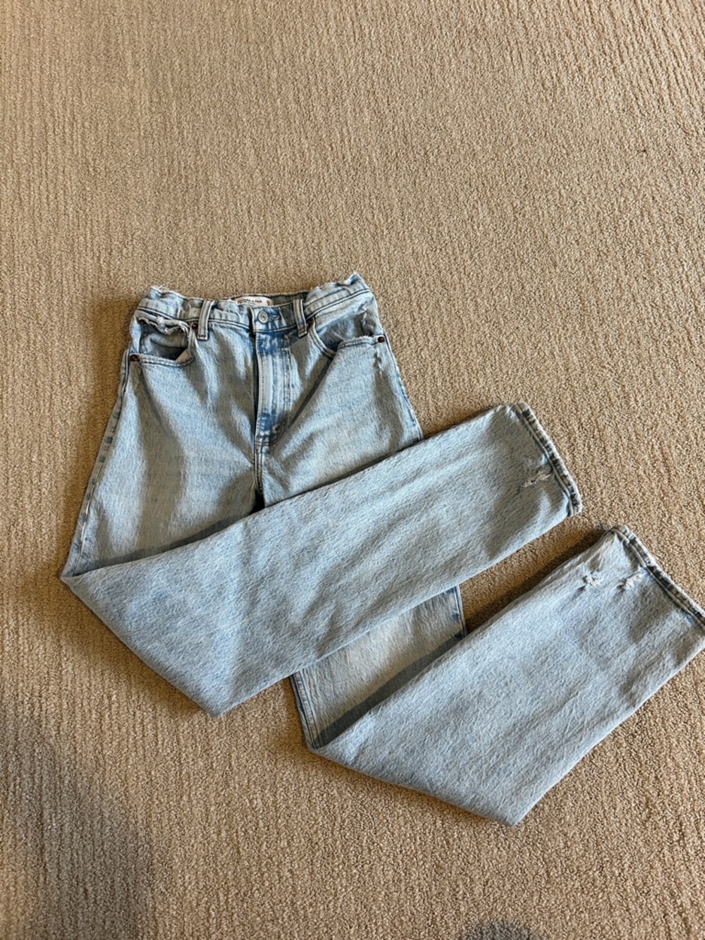 Abercrombie 90’s straight sz 2/26 LONG